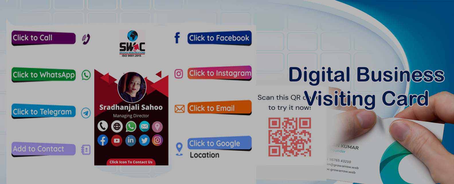 >Digital Visiting Card Services In Odisha